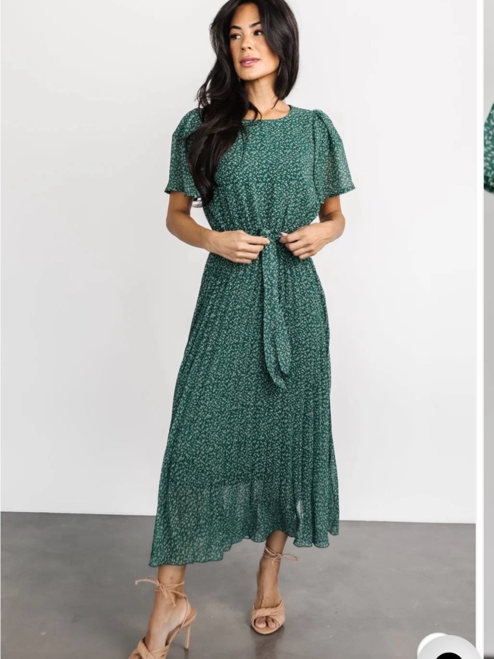 Baltic Born Prim Pleated Midi Dress
